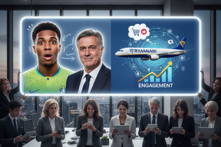 Meme de Endrick e Ancelotti: Ryanair Domina o Marketing Digital