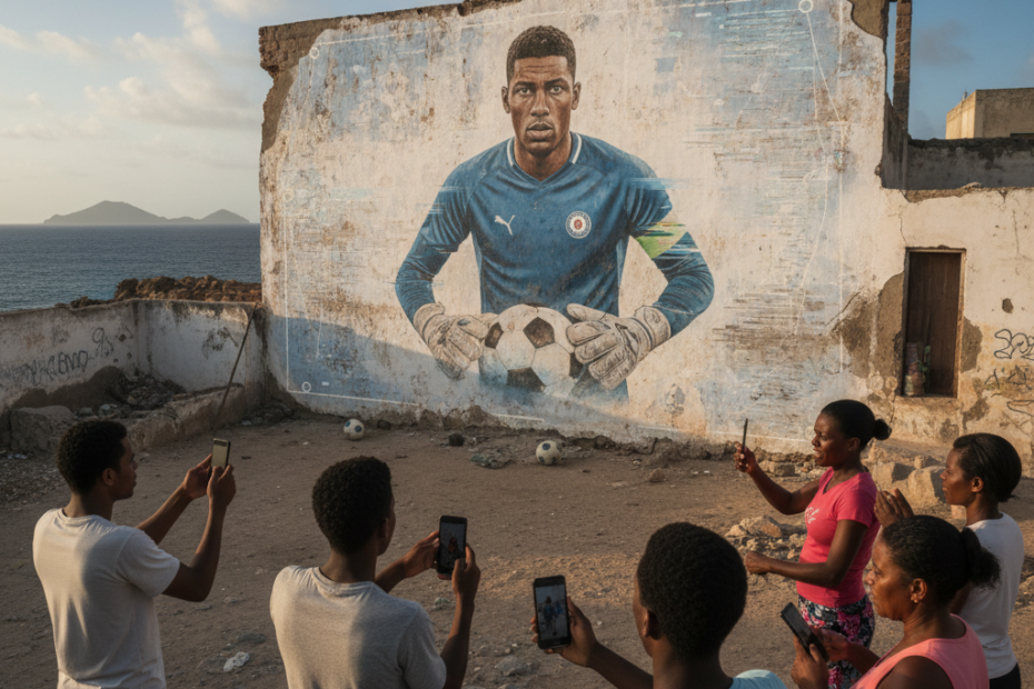 Mural de Vozinha em Cabo Verde: O Perigoso Realismo da IA no Esporte