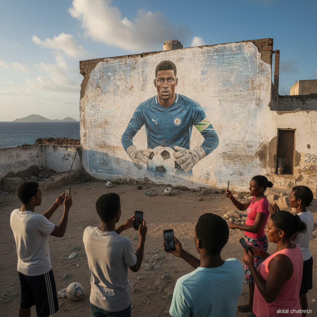 Mural de Vozinha em Cabo Verde: O Perigoso Realismo da IA no Esporte