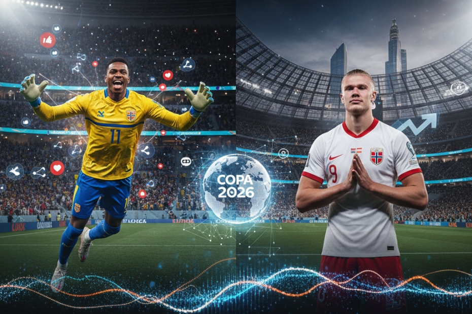 Efeito Copa 2026: Vozinha e Haaland dominam as redes sociais