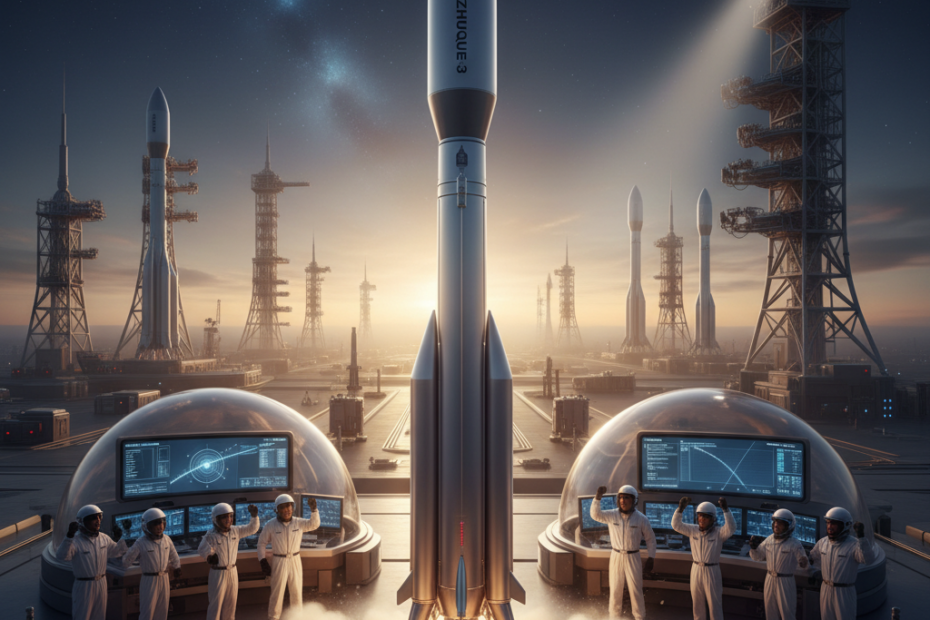 China Conquista Pouso Vertical: A Ascensão do Zhuque-3 no Espaço
